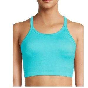 Jockey, Performance Active Cami Bra, Medium, Turquoise,NWT